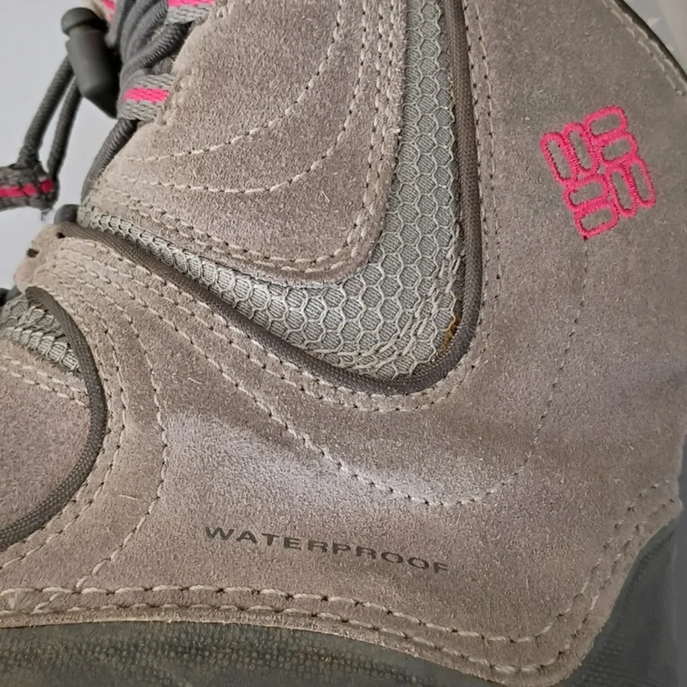 Columbia Gray and Pink Snow Boots